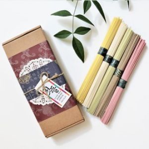 도일리 오색 색동 소면 300g