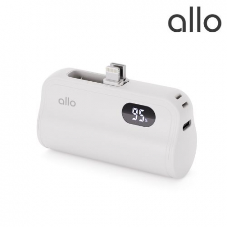 알로코리아 allo502DPD 초미니 라이트닝, C타입 2in1 고속 보조배터리 5000mAh #2