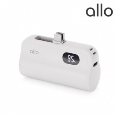 알로코리아 allo502DPD 초미니 라이트닝, C타입 2in1 고속 보조배터리 5000mAh