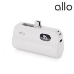 알로코리아 allo502DPD 초미니 라이트닝, C타입 2in1 고속 보조배터리 5000mAh