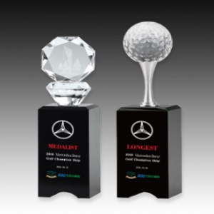 메탈 크리스탈 골프 트로피 S8A132-56