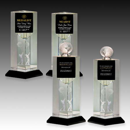 메탈 크리스탈 골프 트로피 S8A131-1234 #2