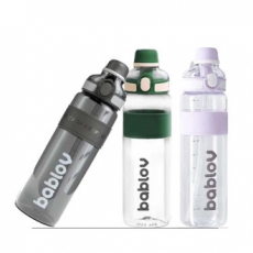 바블로브 쓰리웨이 3컬러 파스텔 트라이탄 스포츠 워터보틀 텀블러 600ml