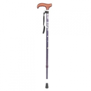 효도 웰빙 웰비 2단 고급 큐빅 지팡이