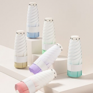 파스텔 그라데이션 6K 5단 수동 경량 양우산(UPF 50+)파우치 증정