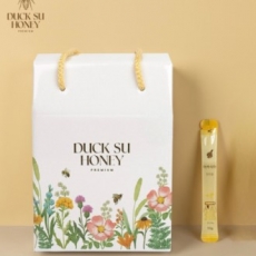 덕수벌꿀 국내산 천연벌꿀 스틱 10g * 100포, 스틱꿀 100p 돌잔치 생일잔치 답례품 행사사은품
