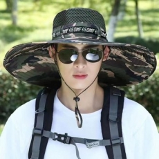 위크 매쉬 돌돌이 버킷햇