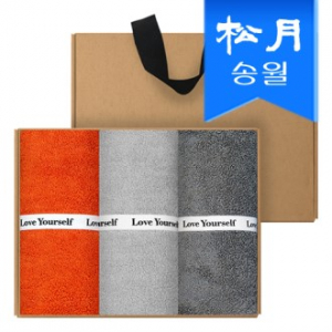 레논 타월 호텔수건 페이스 밴딩타올 220g 코마 30수 3p 기프트세트