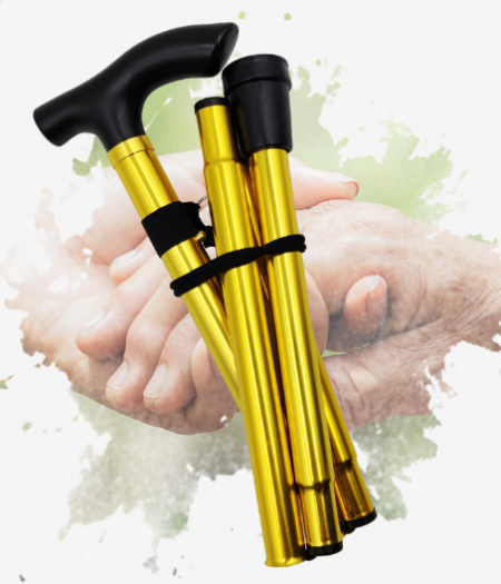 접이식 4단 어르신 효도 지팡이, 노인 지팡이, 보조 보행용품 #3