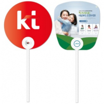 신형긴자루부채(로고)-원형/사각