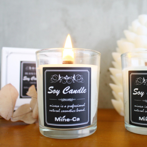 미네카 블랙라벨 프리미엄 소이캔들 우드심지 70ml