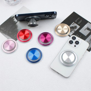 맥세이프 레인보우 원형 메탈 스마트링 거치톡