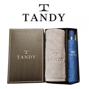 탠디 40수 코마사 타올 + 3단 뉴로고 전자동 우산세트 80번