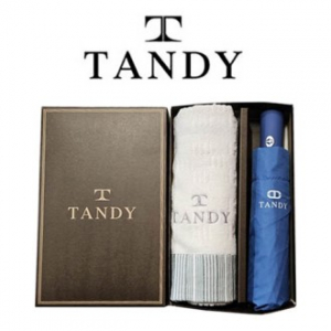 탠디 바코드 타올+ 3단 뉴로고 전자동 우산세트 73번