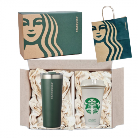 스타벅스 SS 우디 하우스 텀블러 + 스타벅스 리유저블 텀블러 473ml #2