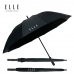 작은이미지: 엘르 70x12K 무지 UV차단 암막 자동 장우산 #2