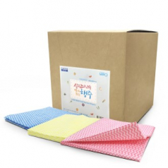 케어맨 간단히 물에 빨아쓰는 접지행주 100매