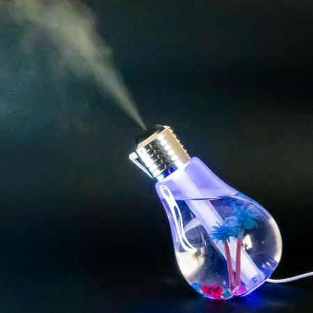 감성 전구 모양 미니 USB 가습기 LED 조명 무드등 가습기 데스크테리어 #2