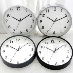 무소음 모던 클램 벽시계 250