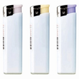 플러스 푸쉬 화이트 전자라이타