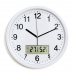 작은이미지: 무소음 온습도 벽시계 350 화 이트 #2