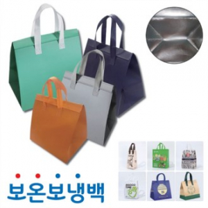 J103 친환경 부직포 보온 보냉가방 소 (19x25x13cm)