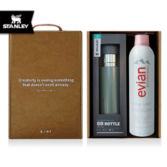 레스쁘리 고급 스탠리 세트 A (고 진공 슬림 보틀 텀블러 + 에비앙 페이셜 스프레이 300ml)