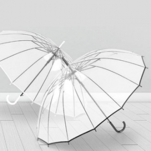 J86 튼튼한 고급형 투명 장우산 비닐 대형