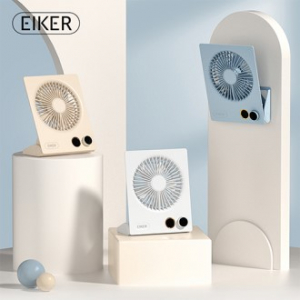 에이커 WS-4415 울트라 슬림 탁상 벽걸이 겸용 LED 무선 리모컨 선풍기 4000mAh