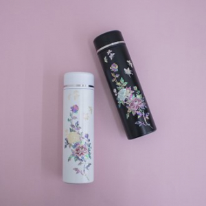 아름누리 전통꽃무늬 고급 316 자개텀블러