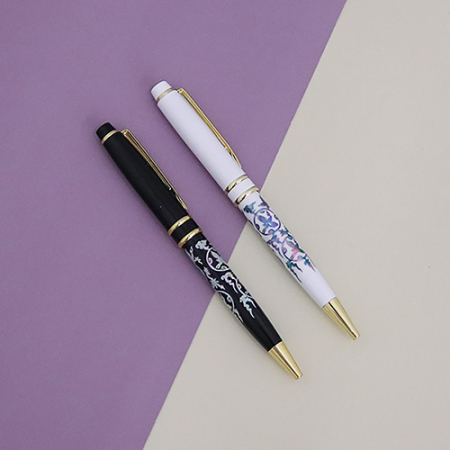 아름누리 운학무늬 자개 볼펜 #2