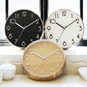 무소음 메탈 3D 입체 벽시계 280