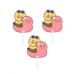 카카오 오리튜브 PP부채 춘식이 [J1]