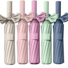 마카롱 3단 자동 우산 자외선 차단 8k 12k 5가지 컬러 원터치 선물 행사