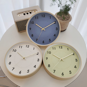 무소음 모던 컬러 벽시계 280