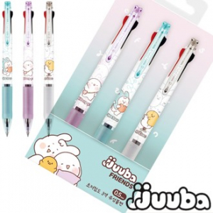 쭈바 프렌즈 쭈바 3볼 (0.5) 3색 볼펜 세트 // 국산