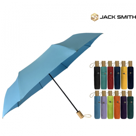 크리스찬누찌 폰지 무지 우드 3단우산 #2