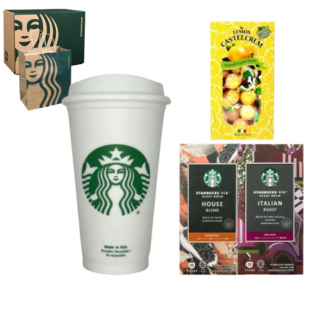 스타벅스 리유저블 컵 그란데 비아커피 포지타노 레몬 캔디 기프트 로고 세트 #2