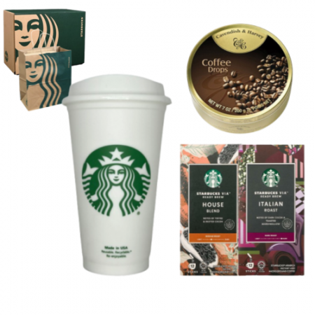 스타벅스 리유저블컵 그란데 비아커피 캐빈디쉬하비캔디 기프트로고세트 #2