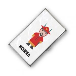 람프로스 아트콜라 자개 명함케이스 조선시대 캐릭터 01 Kim YoungJune