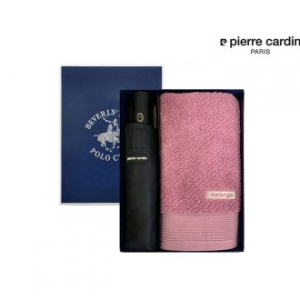 피에르가르뎅자동3단우산+타올세트 D