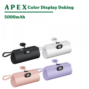 APEX 컬러 LED 디스플레이 액정 듀얼 도킹형 보조배터리
