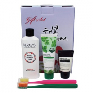 케라시스 샴푸 + Nard(나드)치약 + Nard(나드) 폼클렌징 + 부케가르니 칫솔2개 케이스 선택