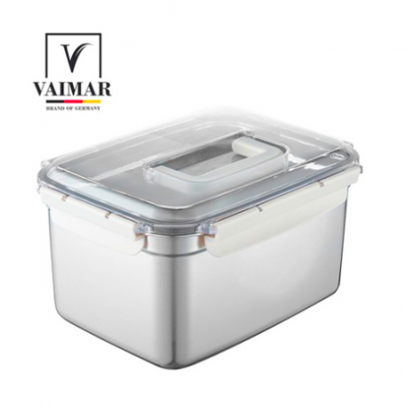 바이마르 스텐 밀폐 핸들형 김치통 7L #2