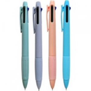 루네 4색 볼펜 (형광1+니들3색) / 국산