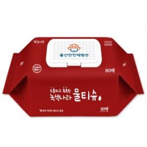 녹색나라 도톰촉촉 물티슈 80매