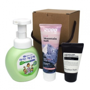 아이깨끗해 핸드워시 + Nard 폼클렌징 + 핑크솔트 치약 3종세트