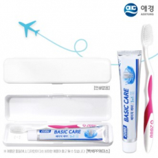 애경 베이직 케어 치약 50g 2080칫솔 PP백색 // 정품