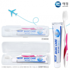 애경 베이직 케어 치약 50g 2080칫솔 정품 PP투명