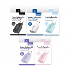 PD3.0 고속충전기 18W 아이폰충전기 갤럭시충전기 C타입충전기 어답터 충전기 5가지색상 레이저각인 d048